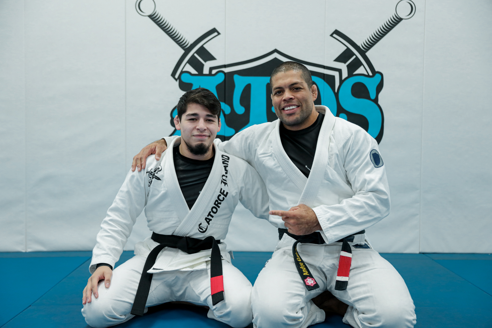 Demian Balderrama Received his Black Belt From Professor Andre Galvao