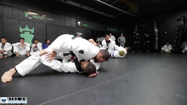 Sparring #3- Professor Andre Galvao Rolling During the Seminar