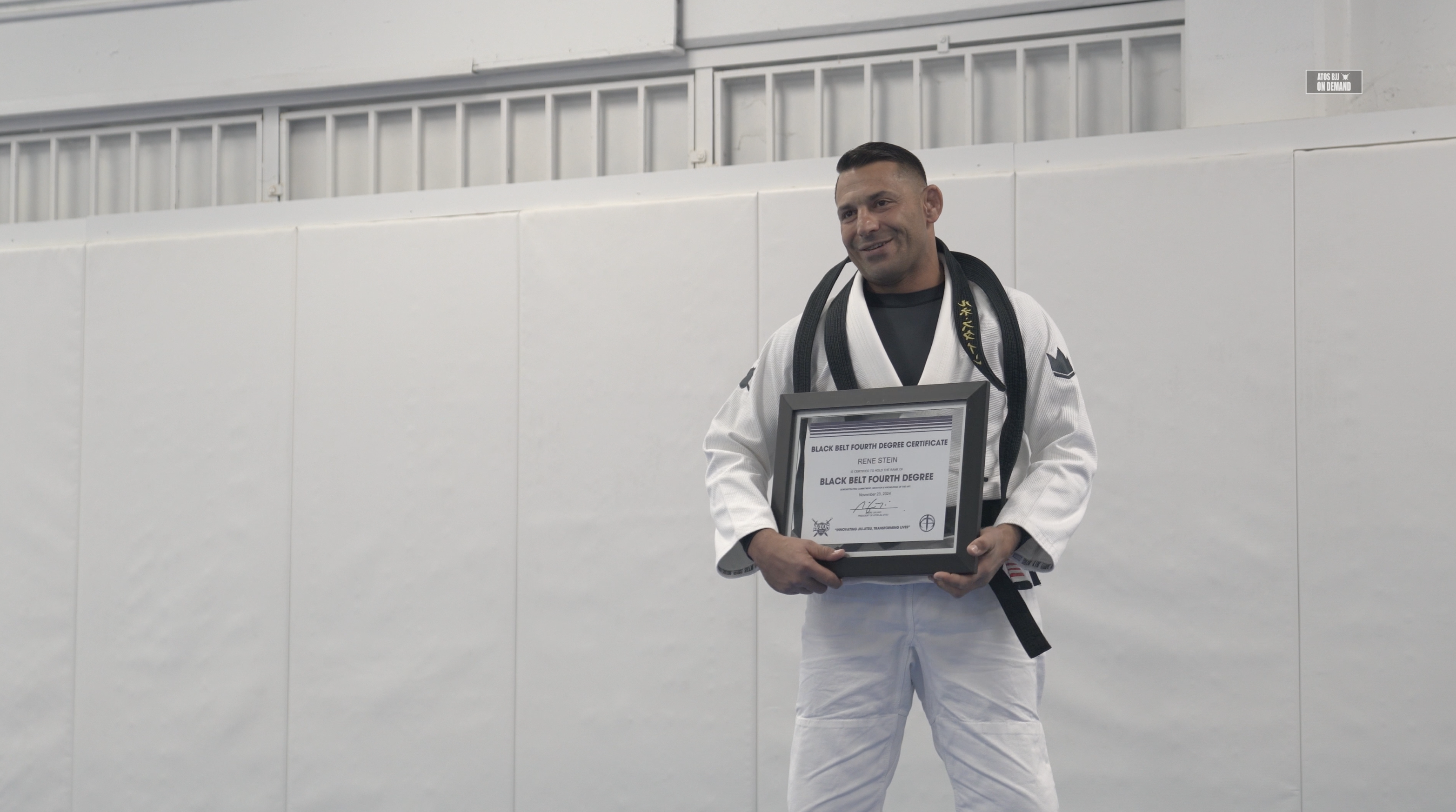 Rene Stein Promoted To Black Belt 4th Degree