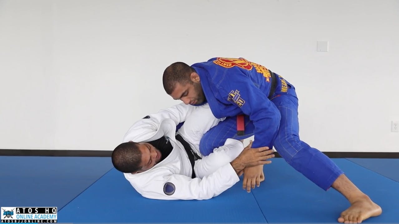 Knee Shield Revolution Back Take and Sweep Options Deep Half Guard