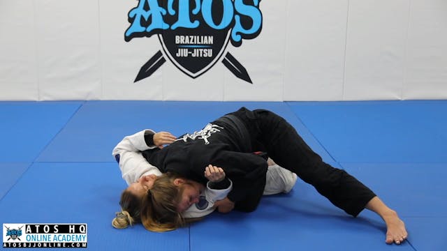 Passing the Reverse Half Guard With the Knee Cut
