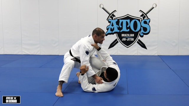 Half Guard Pass From Reverse DLR