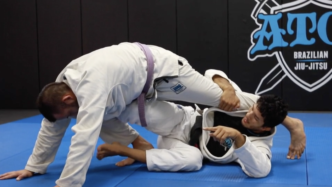 "Taking Out The Trash" Sweep From DLR Guard With Back Take Variation