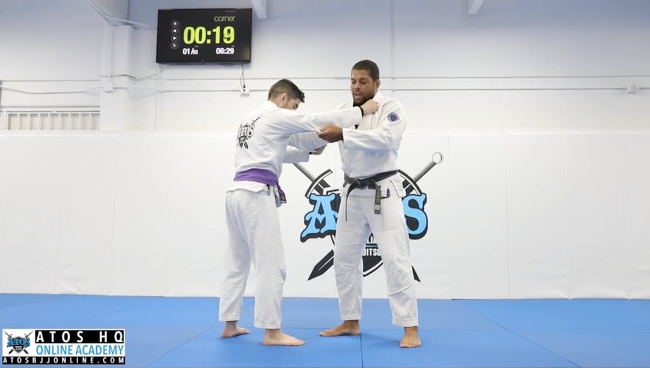 Judo OsotoGari & SasaeTsurikomiAshi Throw Andre Galvao Atos BJJ