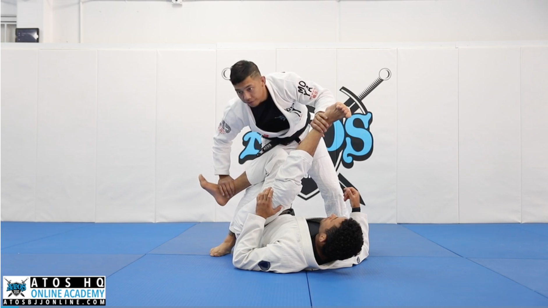 C Grip Passing From Open Guard + Windshield Wiper to Leg Drag Back Take