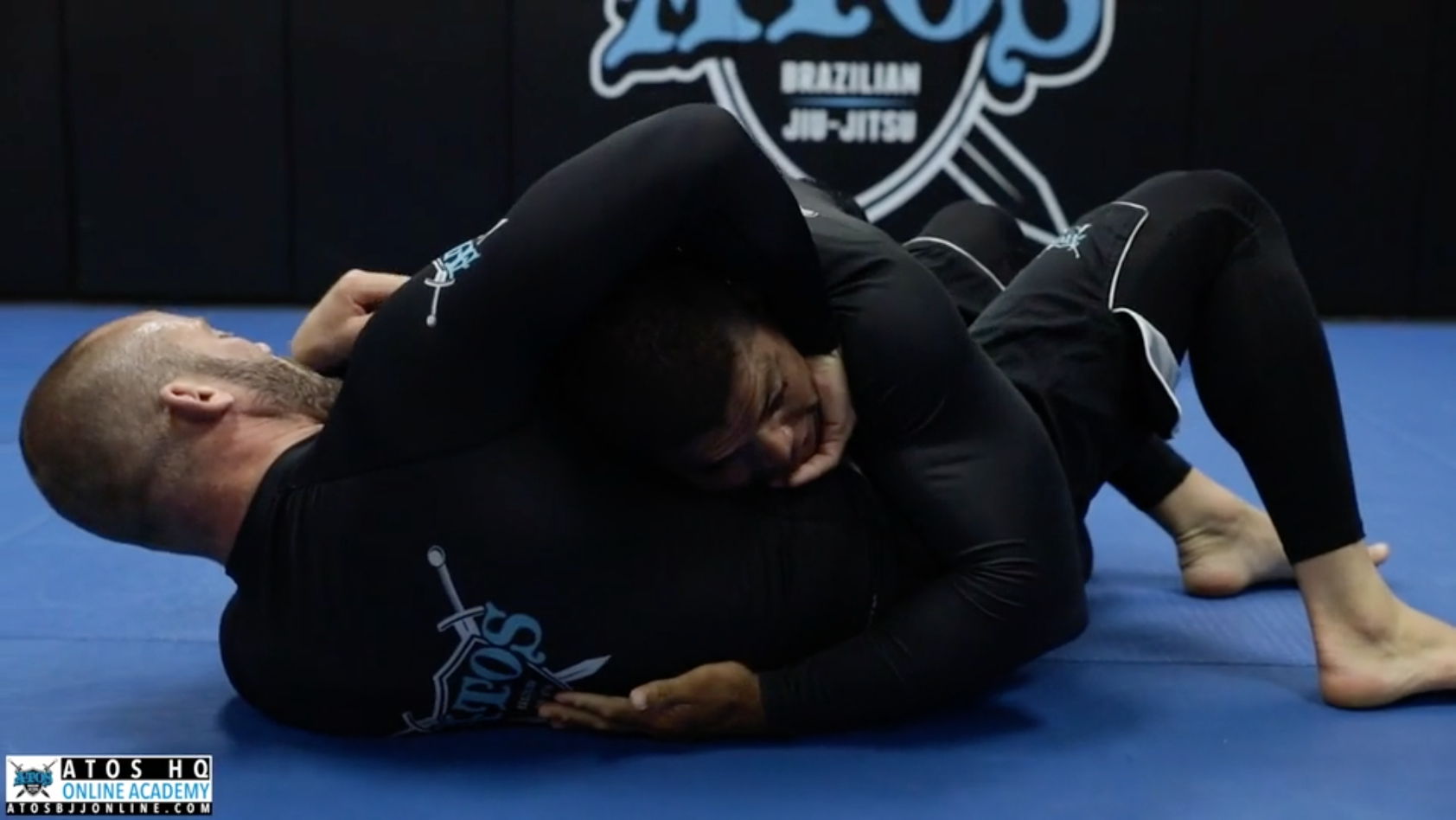Out-the-Back Spin to Single Leg from One Leg X + Takedown Guillotine Defense