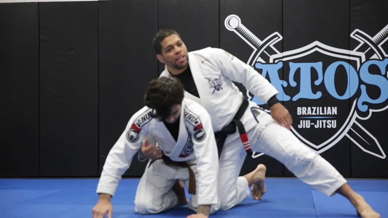 Single Arm RNC Choke From Back - Andre Galvao - Atos BJJ OnDemand