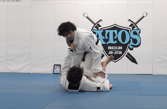 Knee Cut Pass + Cross Collar Choke | ...