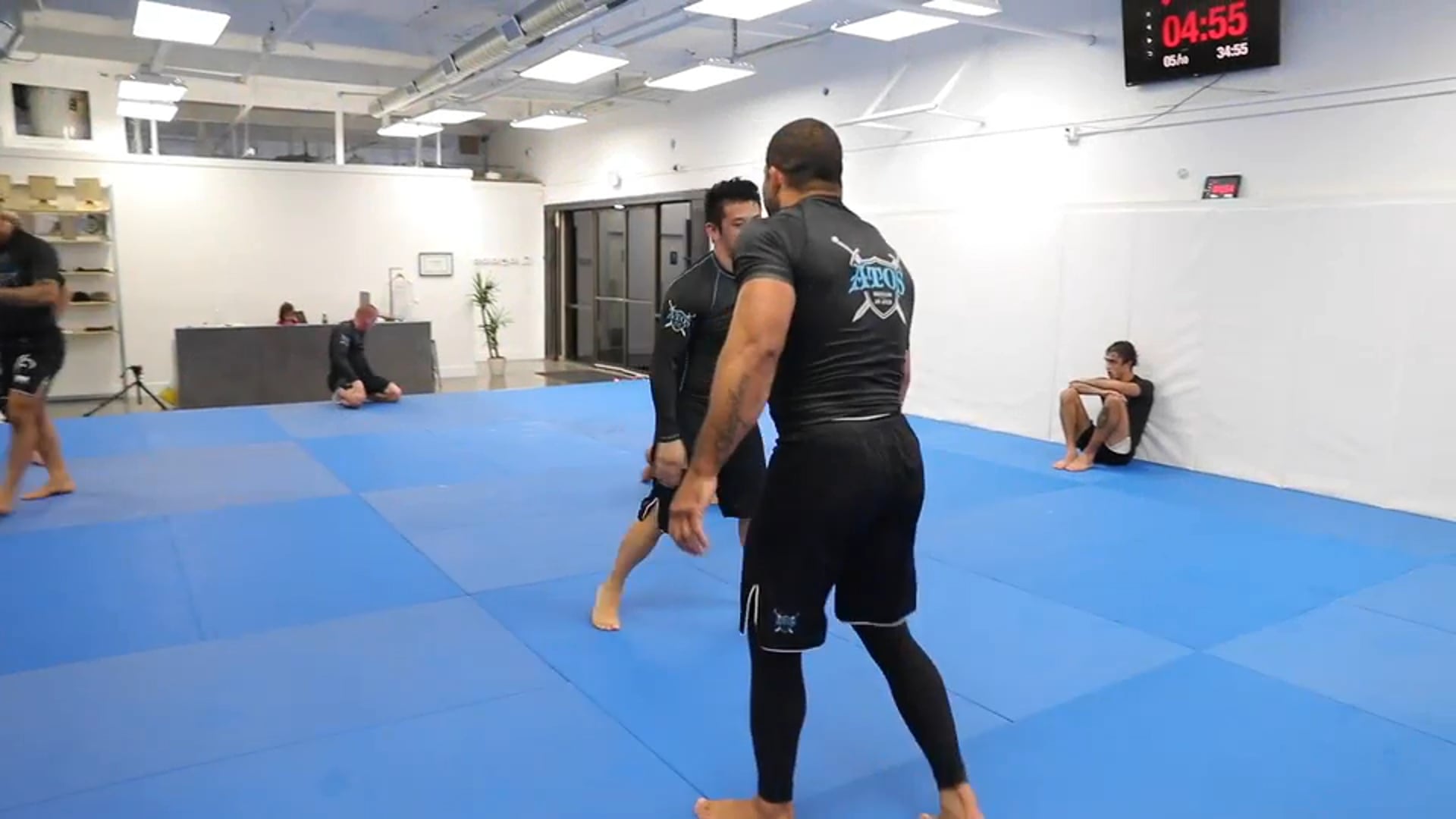 No-Gi Class Sparring: Andre Gavao vs Paul Taing (Brown Belt)