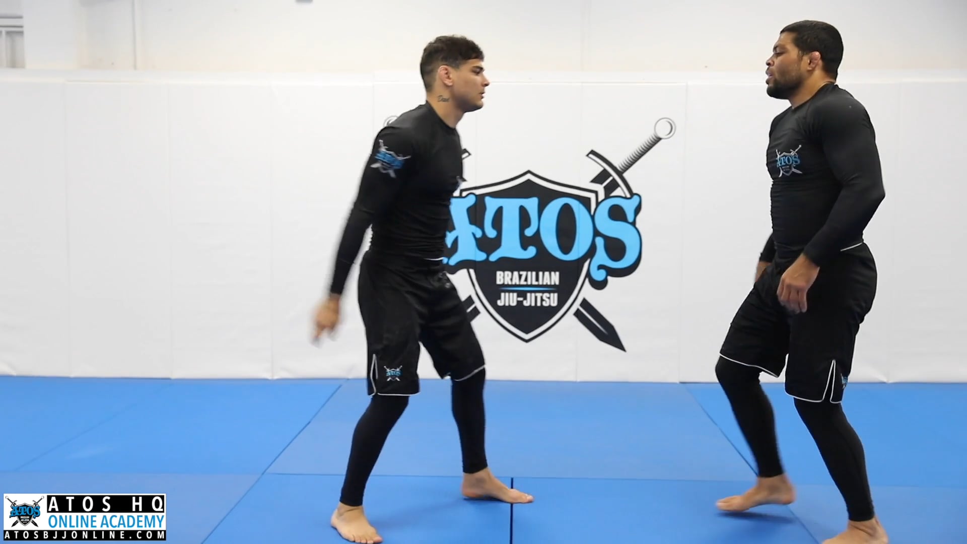 Post up double leg takedown