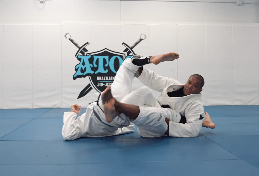 Flying Knee Bar From DLR Guard | Part 3 - Andre Galvao - Atos BJJ OnDemand