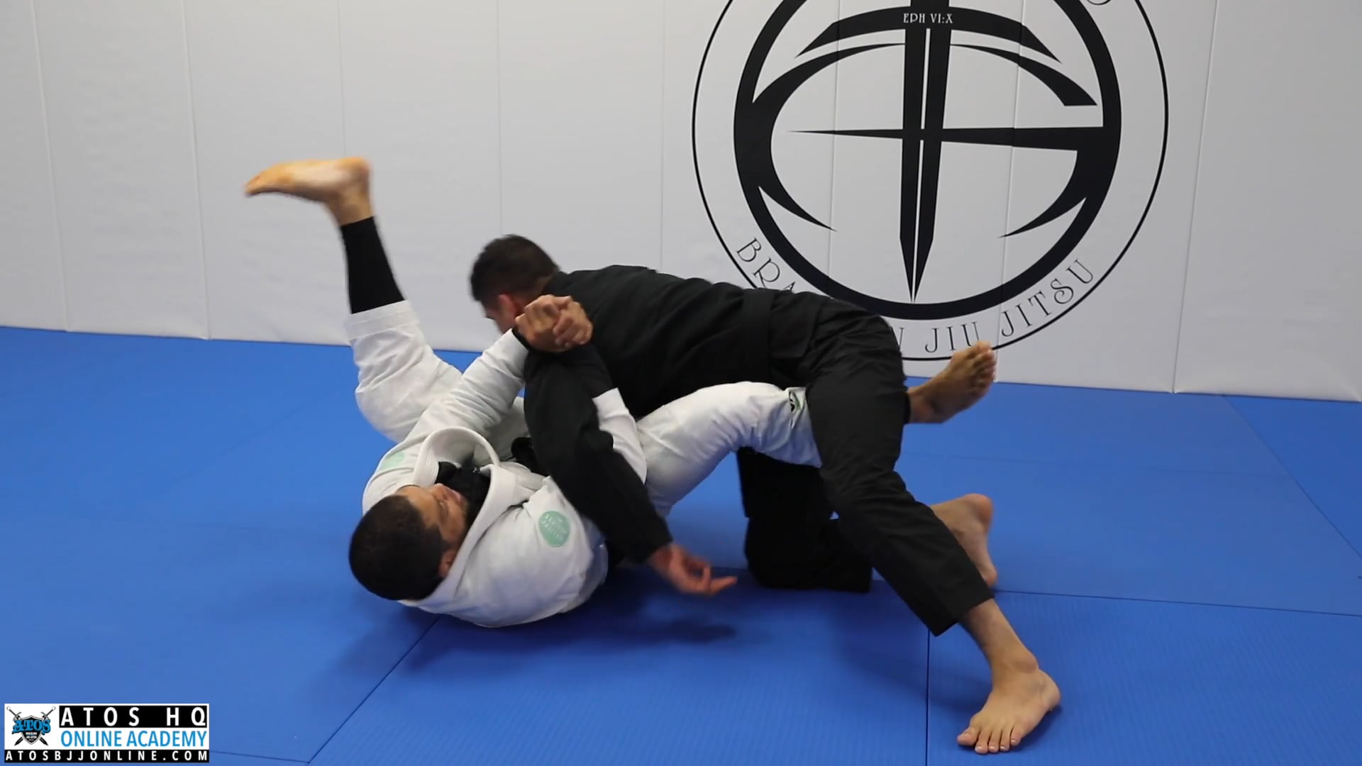 Framing Arm Bar Counter Against Over Under Pass