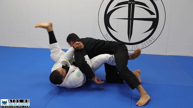 Framing Arm Bar Counter Against Over Under Pass