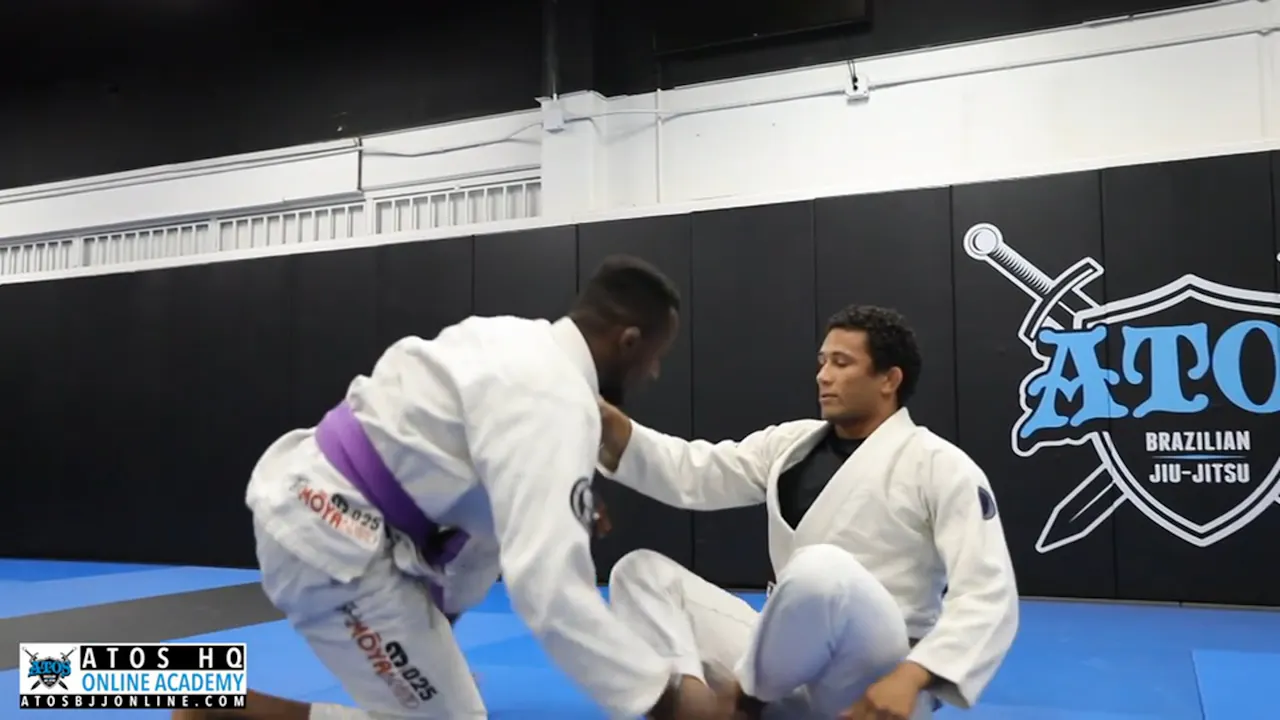 Sweep From Spider and Collar Guard - Dominique Bell - Atos BJJ OnDemand