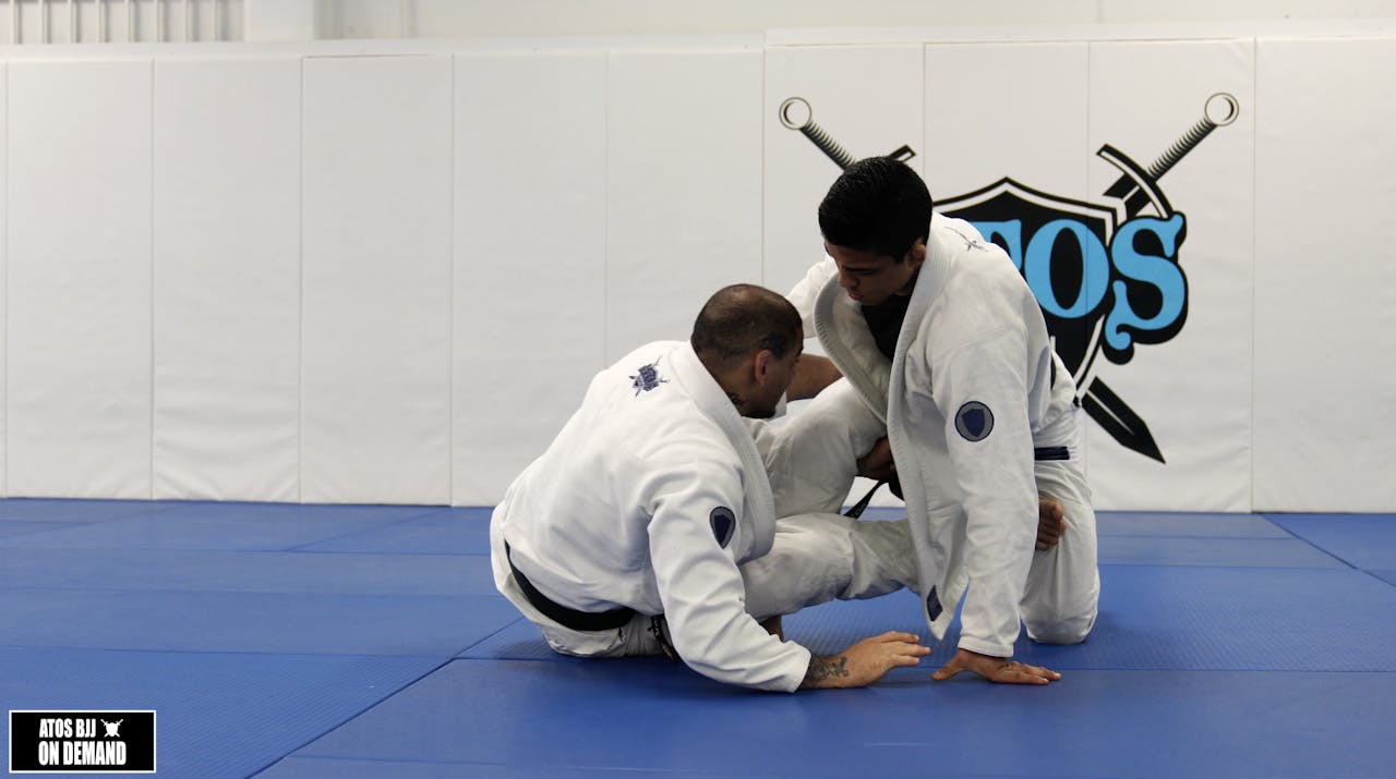 Shin to Shin Guard With Belt Grip Jonnatas Gracie Atos BJJ OnDemand
