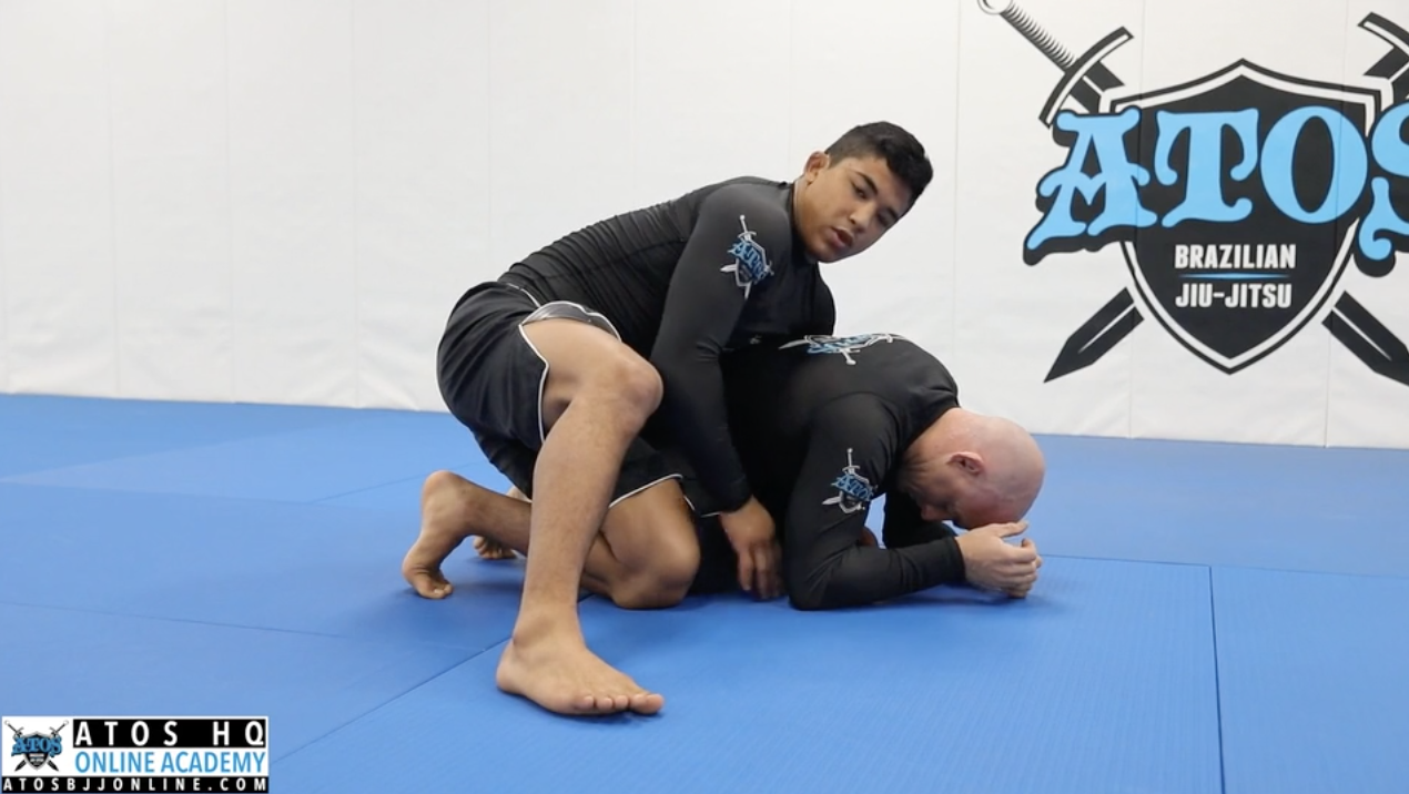 The Knee Torque Twister Hook Back Take + Control From Turtle Position