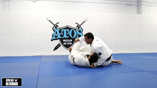 Back Step from Deep Half Guard