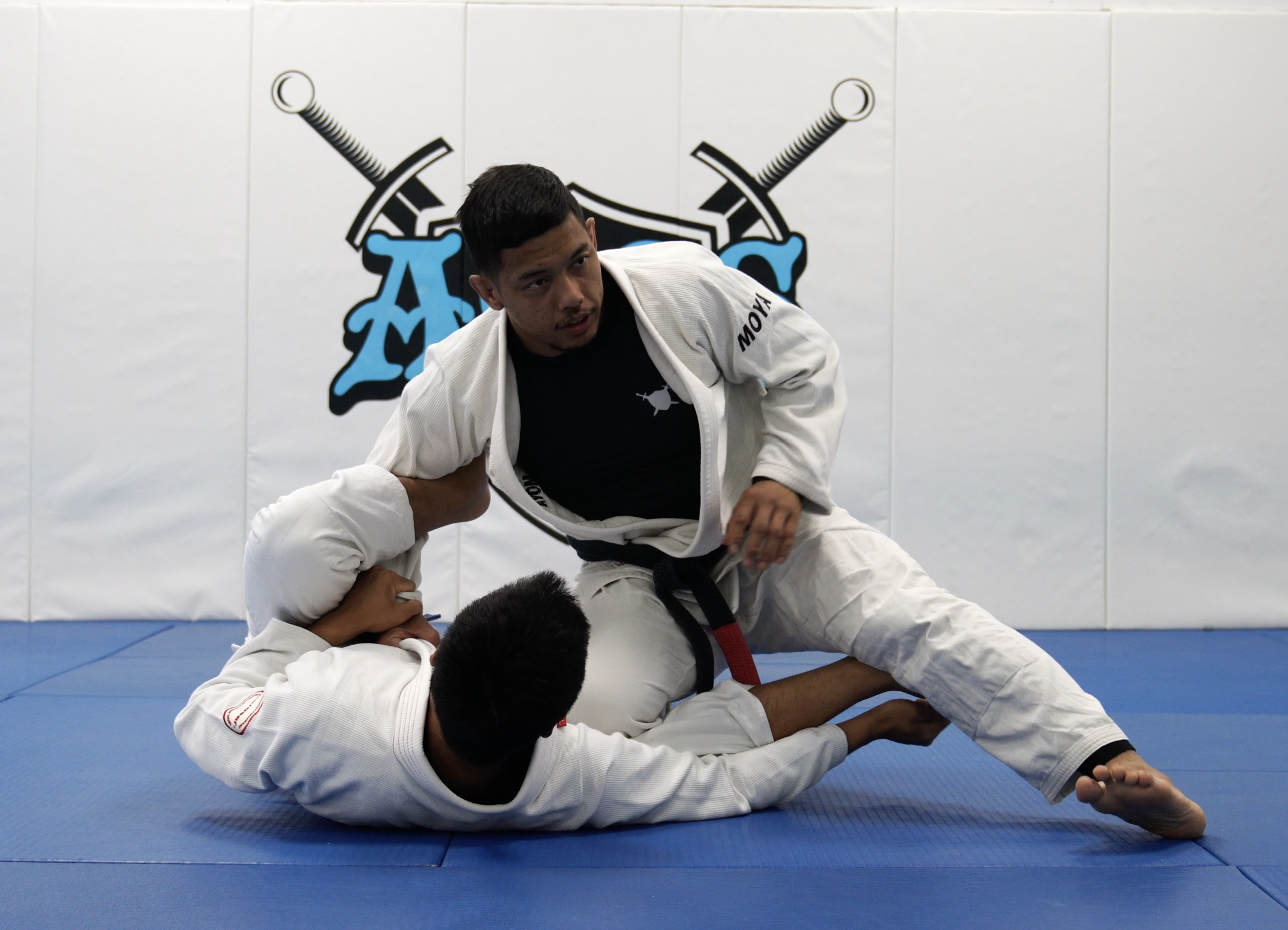 Passing Lasso Guard With Knee Cut