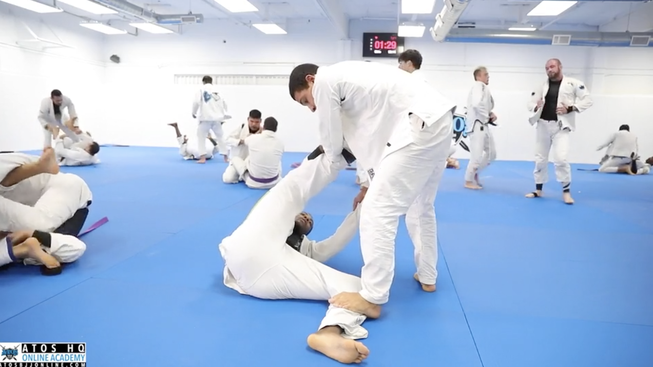 Kade Ruotolo (Purple) Rolling Against Black Belt Juan Cleber