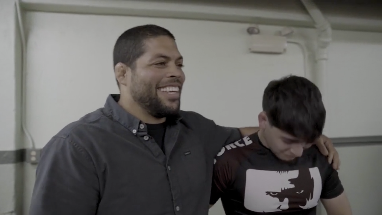Andre Galvao Supports Demian Balderrama at Combat Jiu-Jitsu