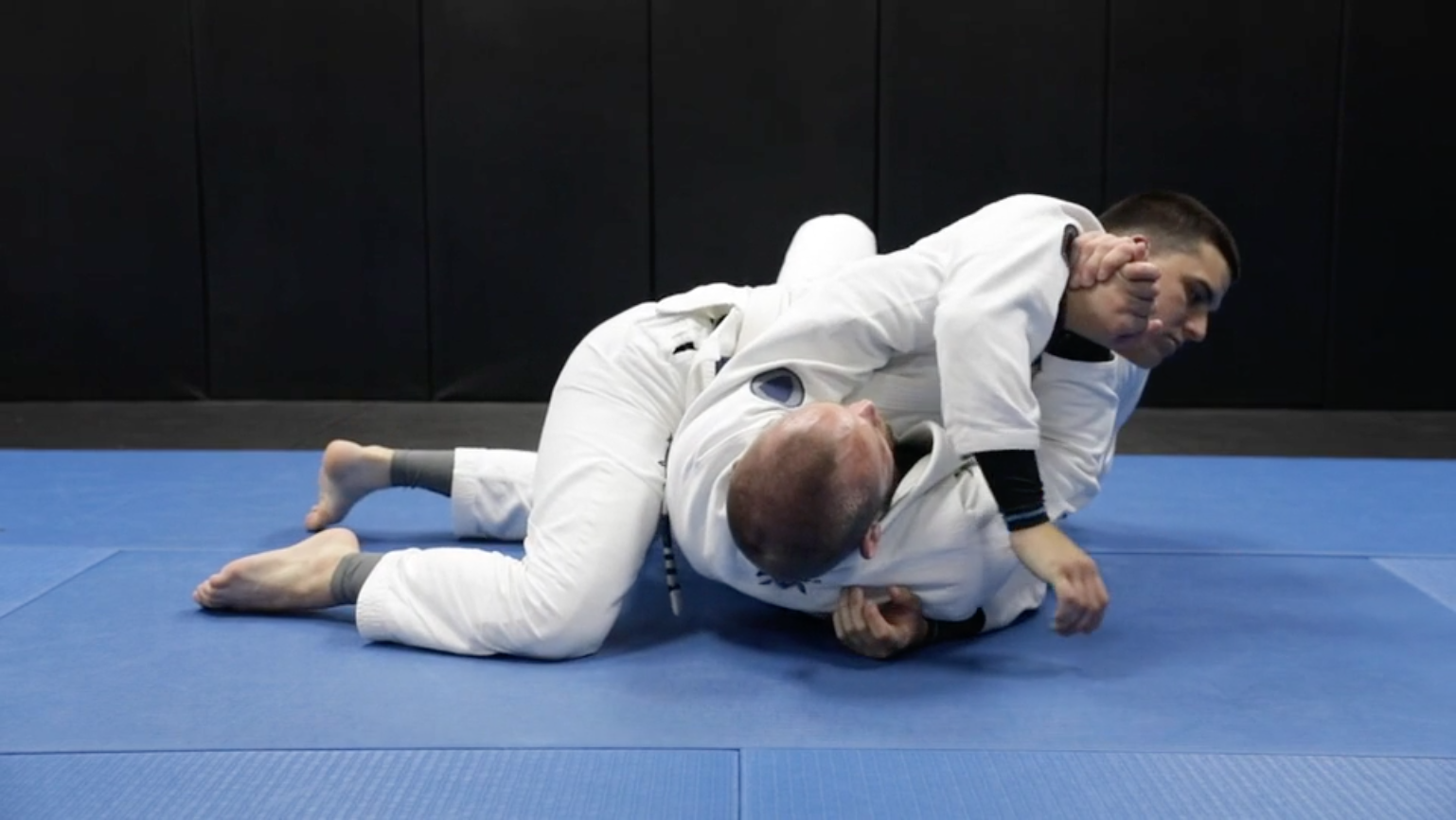 Basic Heisman Side Control Escape to Guard Recovery