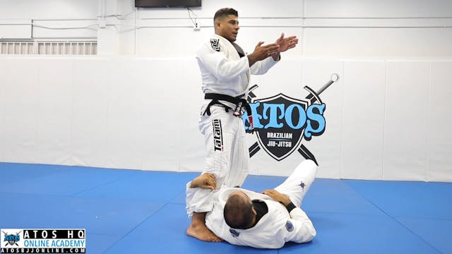 THE STEP OVER KNEE SHIELD PASS