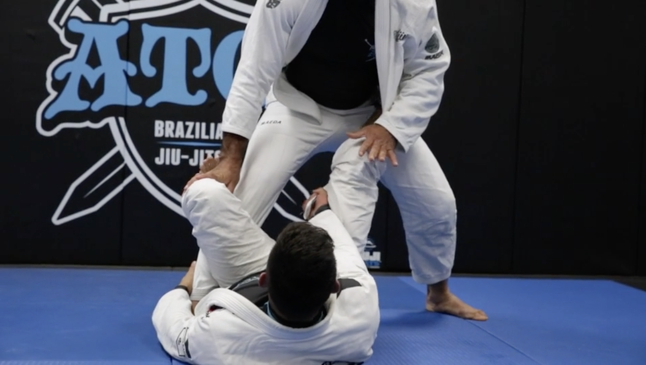 Long Step & Side Smash Pressure Pass From Worm Guard 