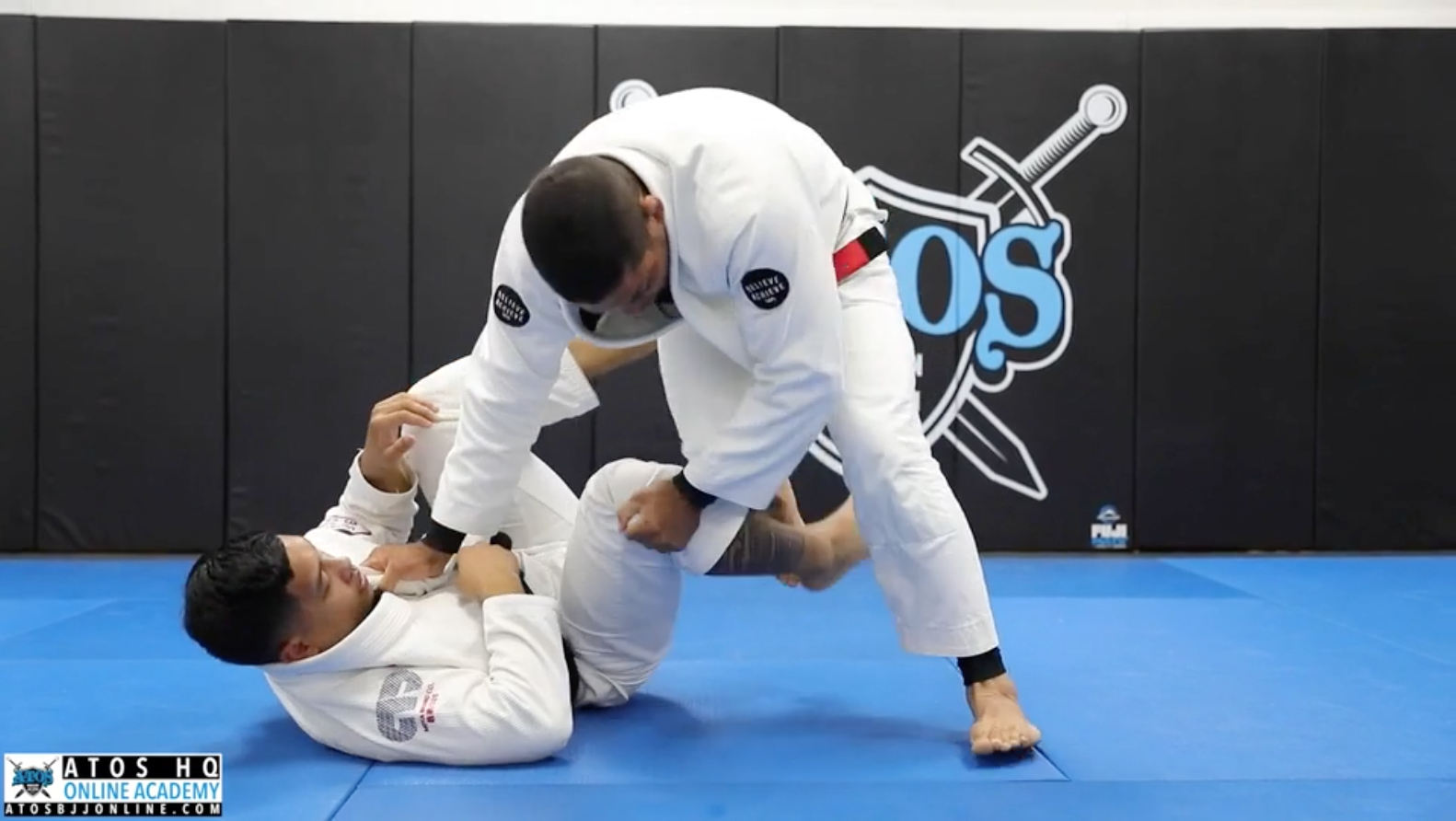 Shin Slice Pass from Reverse DLR + Leg Drag from Lasso