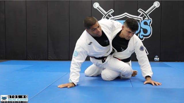 Hip Bump Sweep to Triangle + Back Tak...