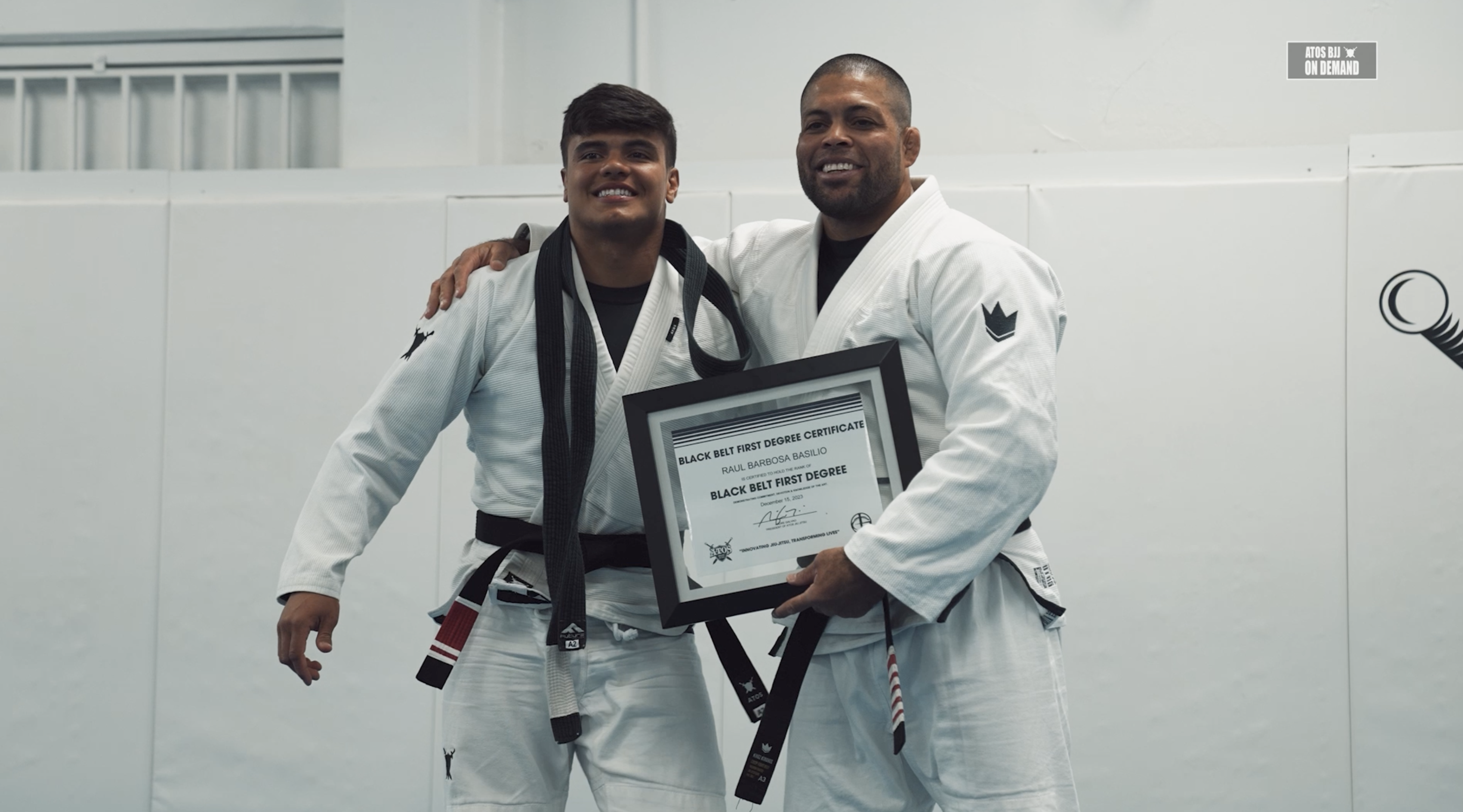 Raul Basilio Black Belt 1st Degree Promotion