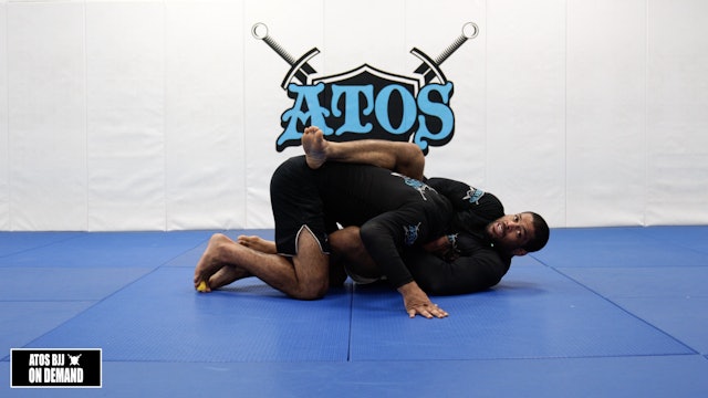 Nice Way to Set Up Guillotine from Hooks Guard