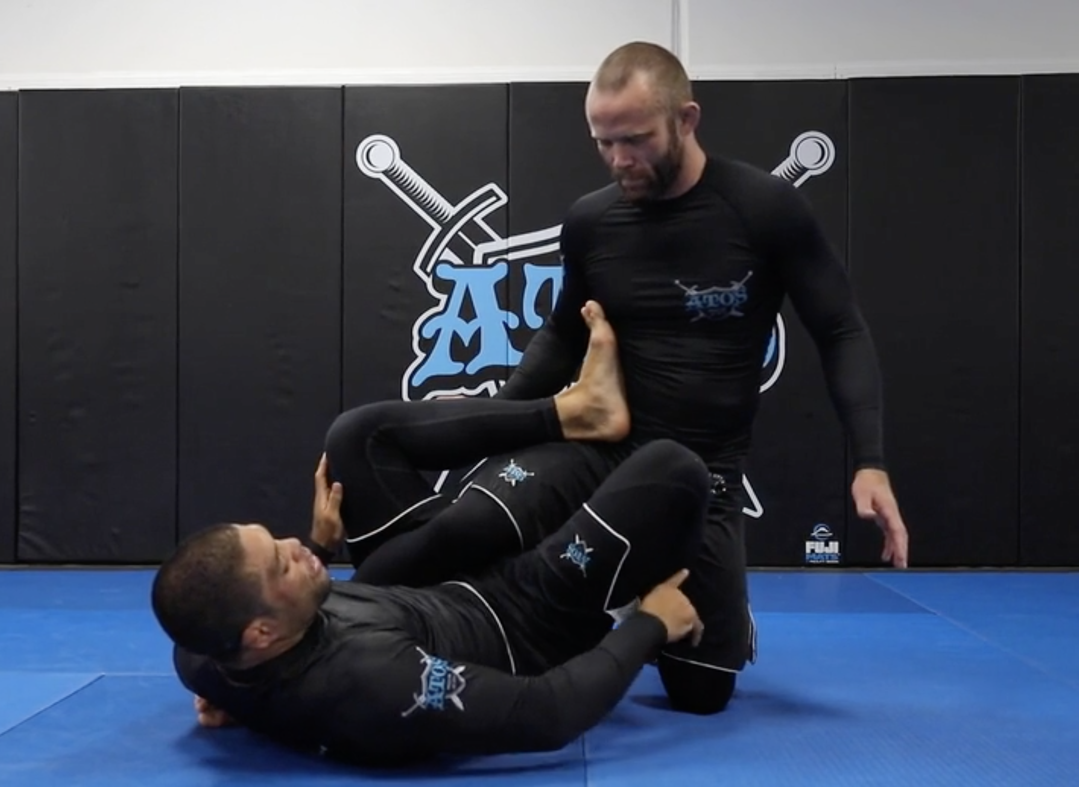 Blast Double Sweep From Single Leg X Guard
