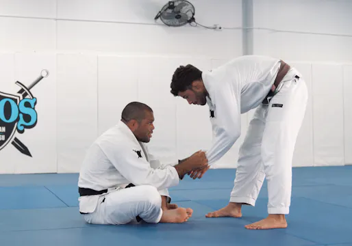 Double Sleeve Control From Open Guard...