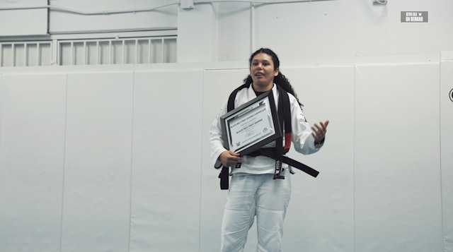 Rafaela Guedes Black Belt First Degree Promotion 