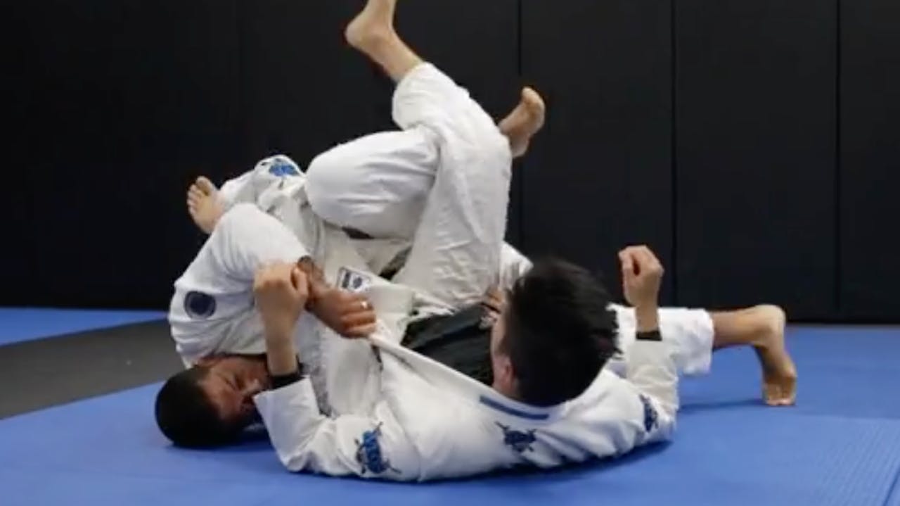 The Plank Leg Drag Pass From Knee Shield Guard With Twister Back Attack