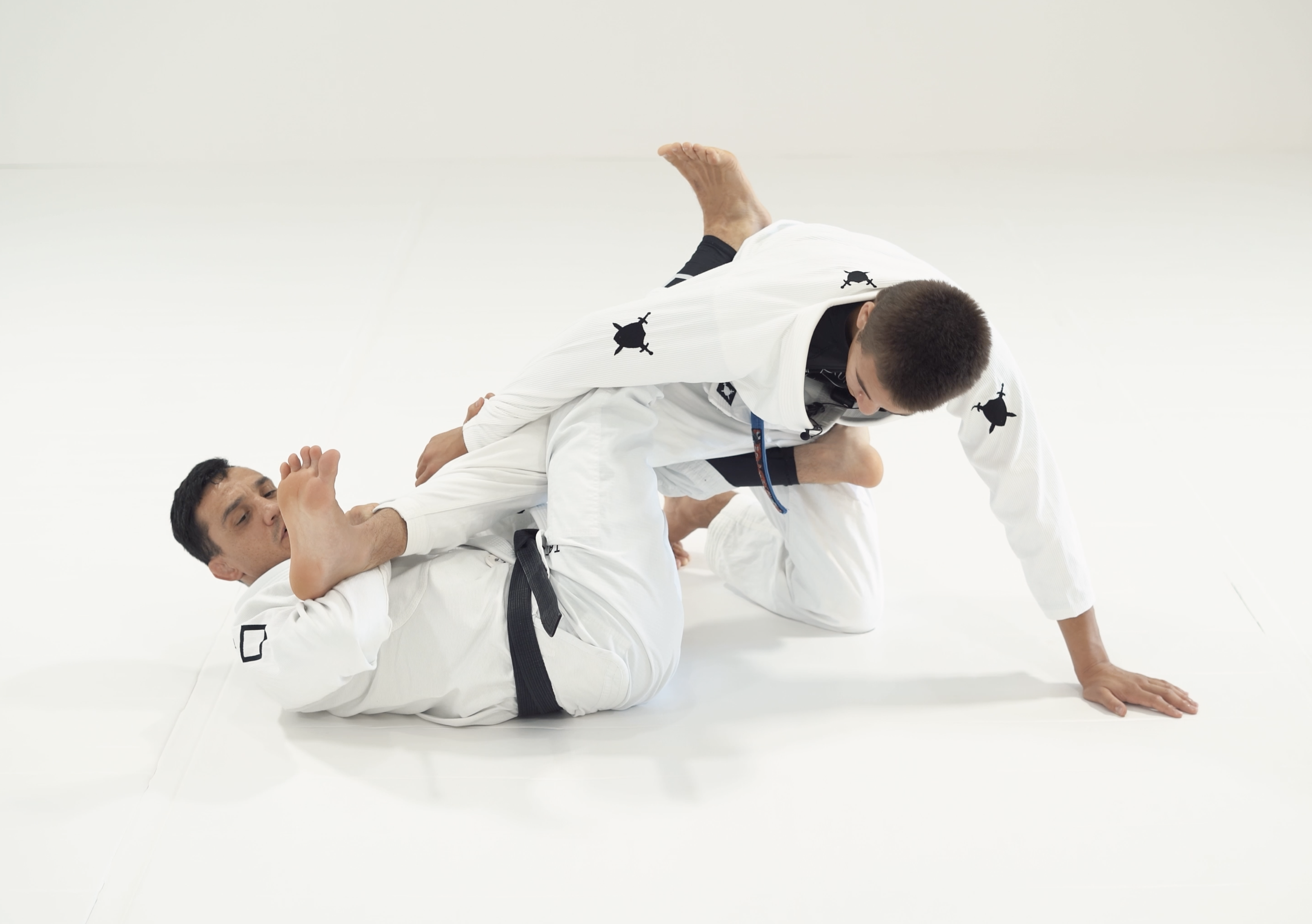 50/50 to Single Leg X to Leg Drag 