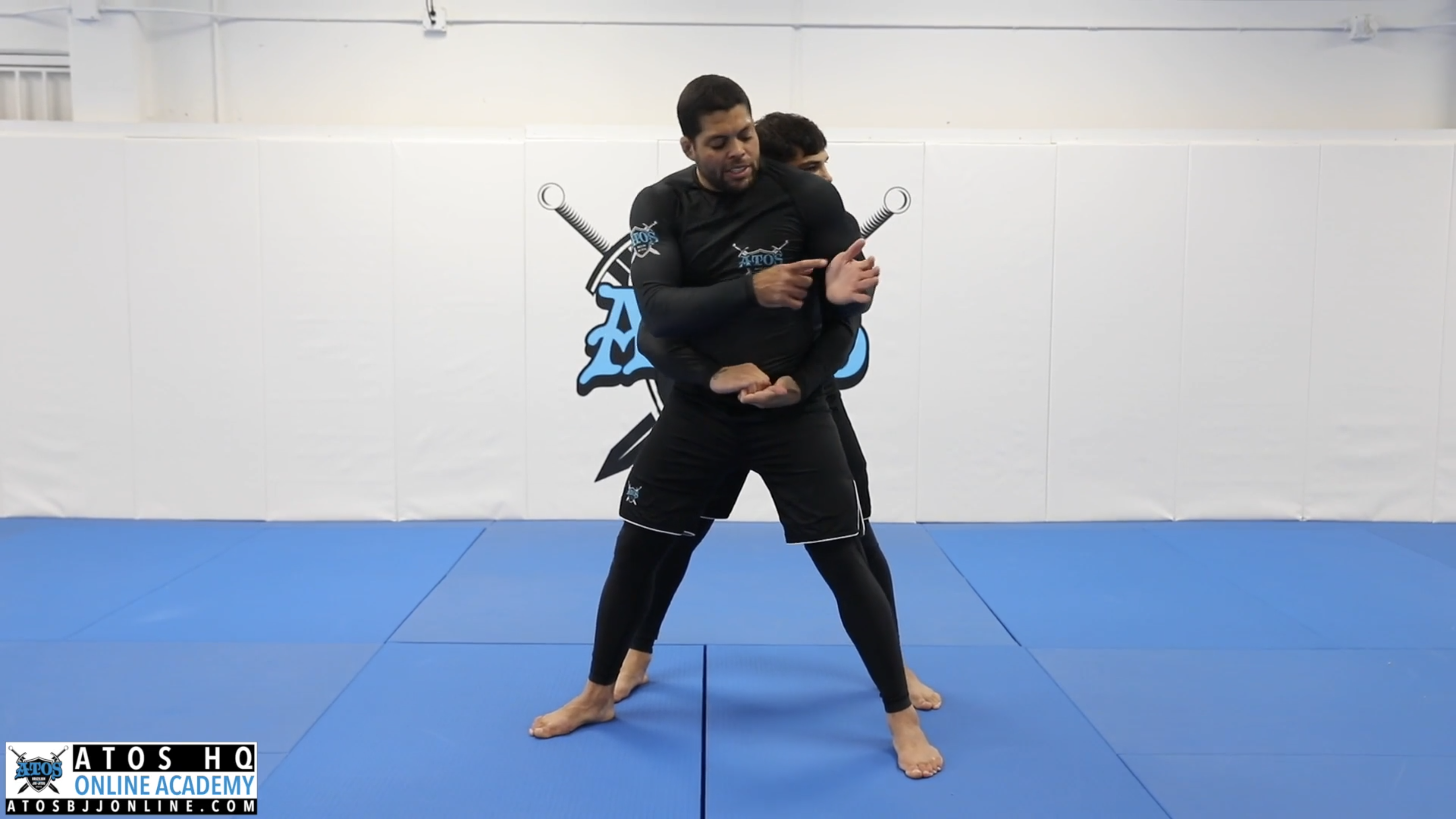 Rear body lock defense