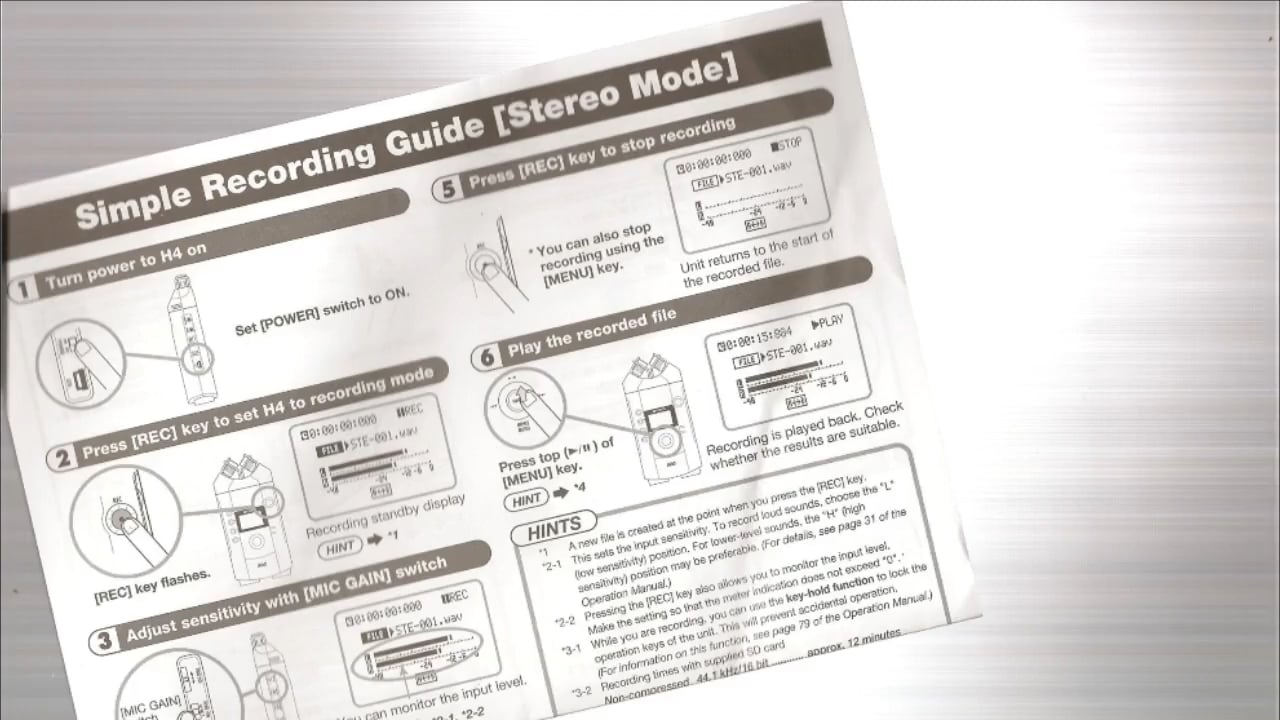Memoirs of a Scanner