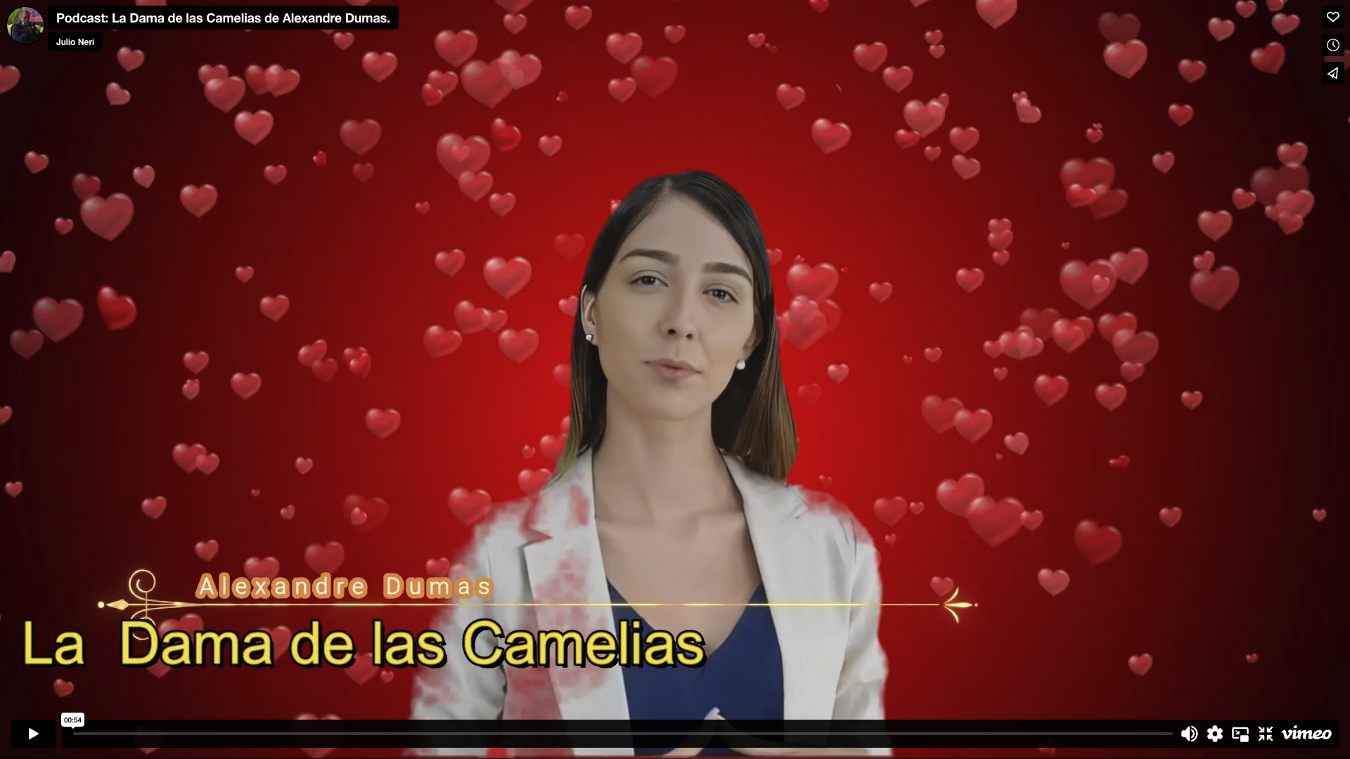 Podcast de Las Damas de Las Camelias de Alexandre Dumas.