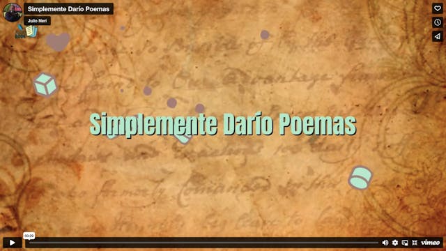 Simplemente Darío Poemas de Rubén Darío