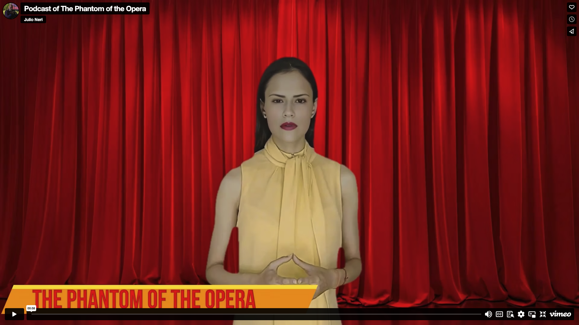 Podcast of The Phantom of the Opera