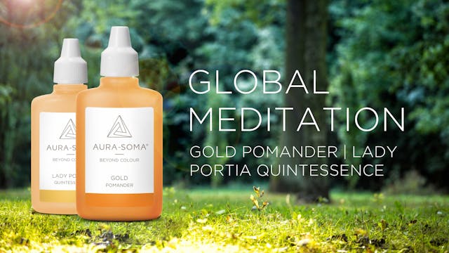 44. Global Meditation | Gold Pomander...