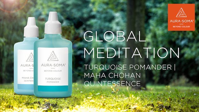 29. Global Meditation | Turquoise Pom...