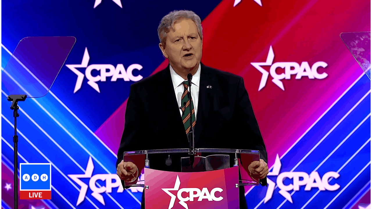 U.S. Sen. (LA) John Kennedy CPAC DC 2023 ADH TV