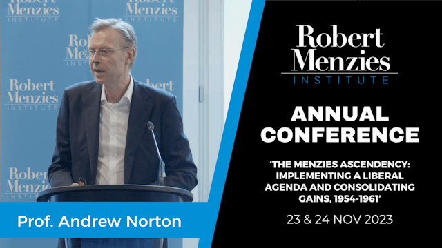 Prof. Andrew Norton: Menzies and Higher Education