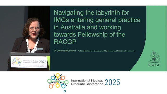 Stream 1 - Oral Presentation: Jennifer McConnell