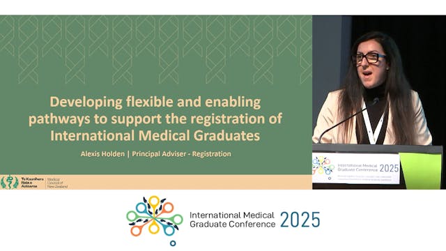 Stream 1 - Oral Presentation: Alexis Holden