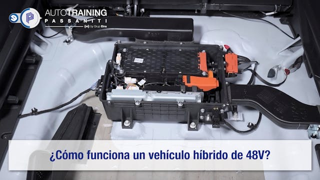 ¿Cómo funciona un vehículo híbrido de 48V?