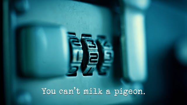 Season 1, Ep 6 - 'You can't milk a pi...