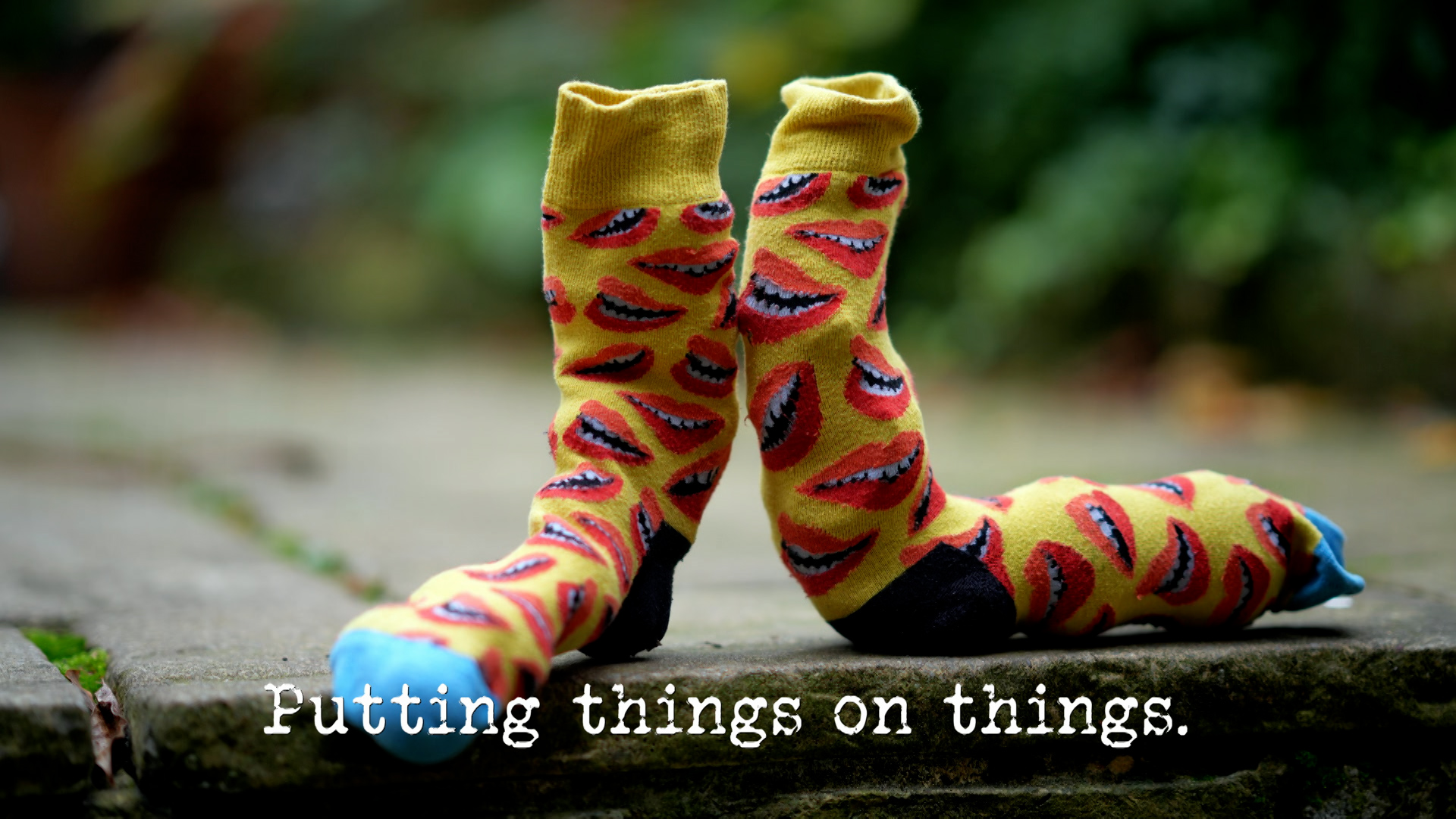 Season 21, Ep 7 - 'Putting things on things.'